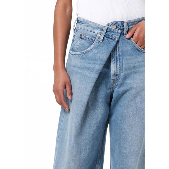 Agolde Vana Fold Wide Leg Jeans - Picture 6 of 11